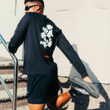 Manga Larga Bandit NanoMesh™ Abstract Floral Black Hombre