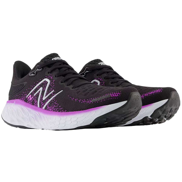 Tenis New Balance 1080 V12 Running Negro Morado Mujer