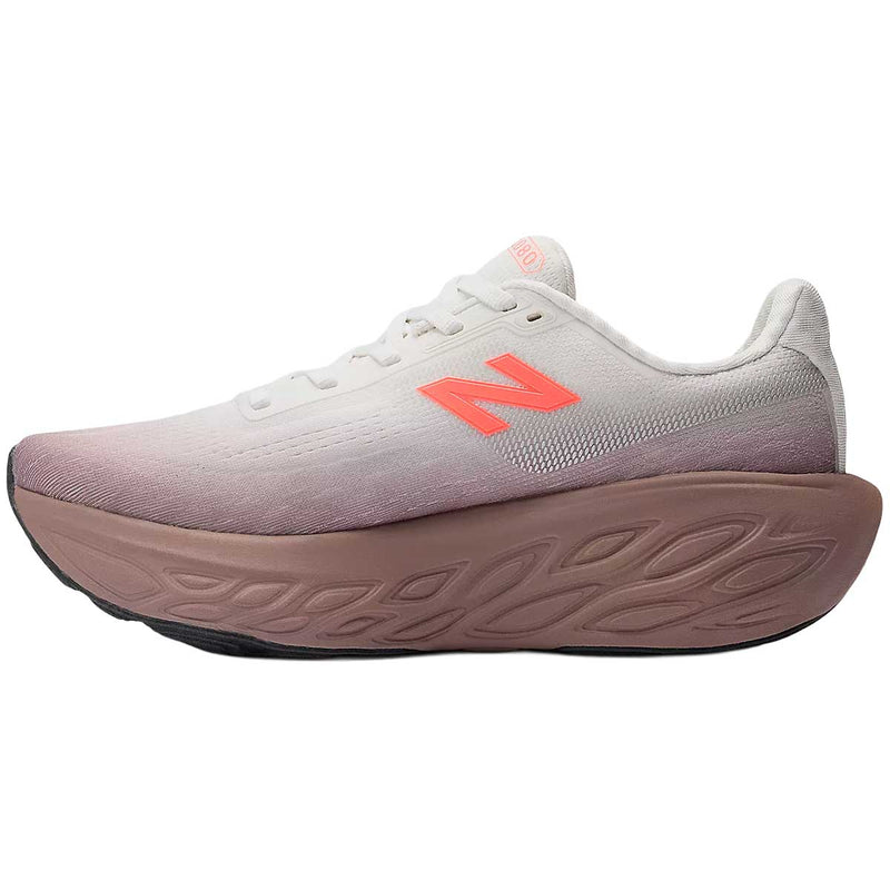 Tenis New Balance 1080 V14 Blanco Café Mujer
