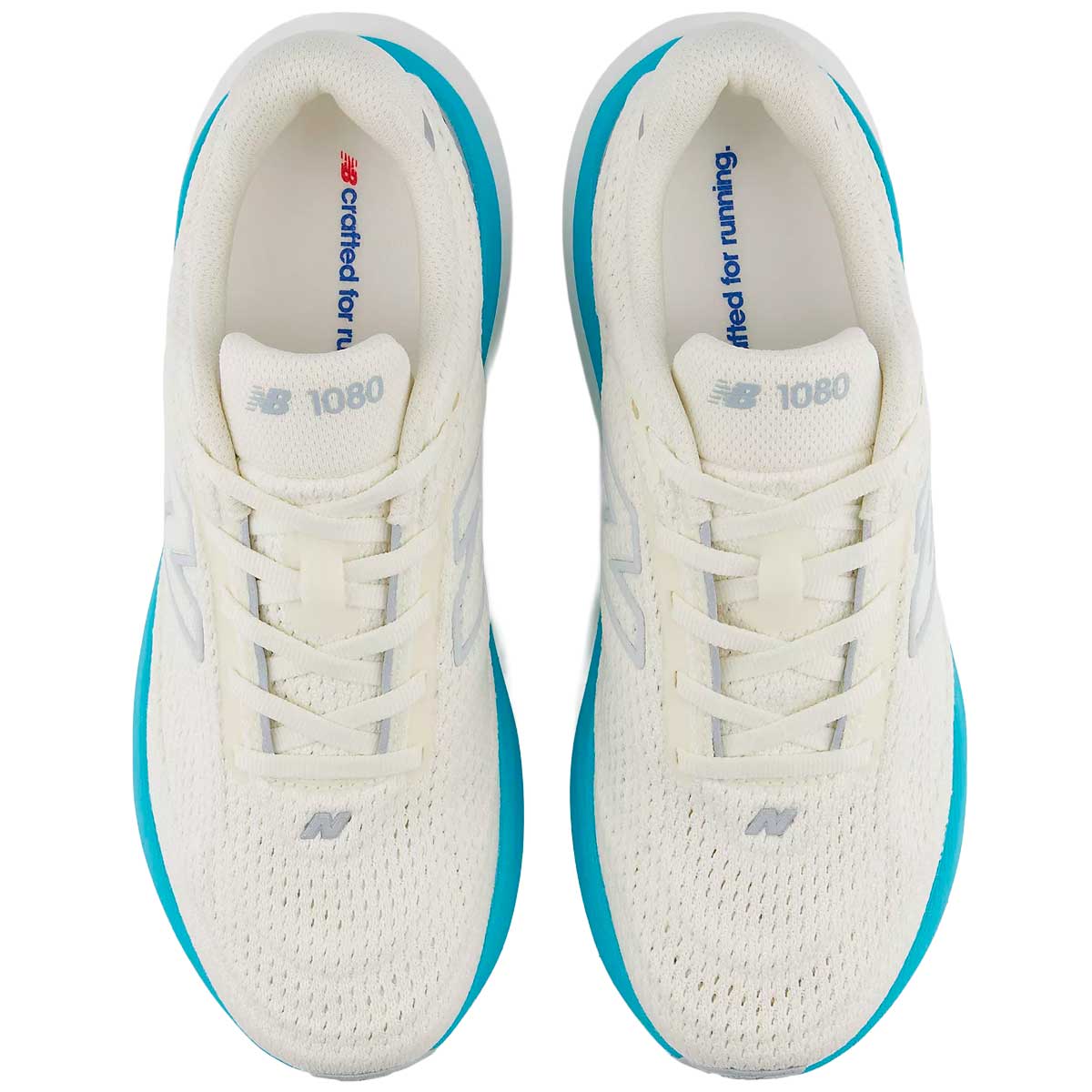 Tenis New Balance 1080v15 Beige Azul Mujer