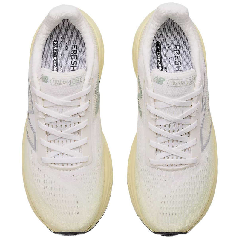 Tenis New Balance 1080 V14 Blanco Amarillo Mujer