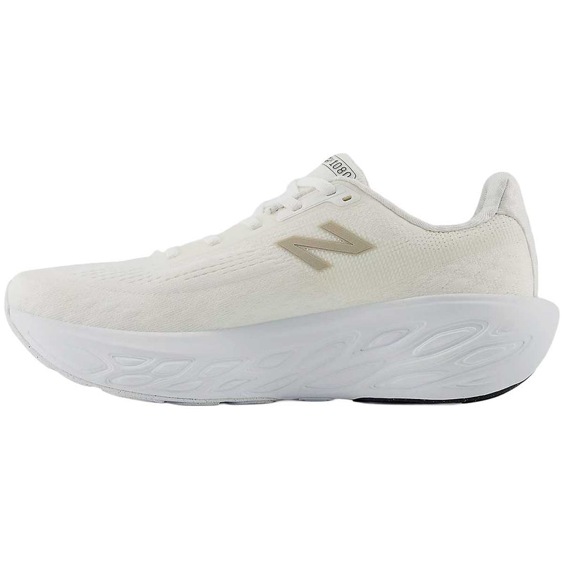 Tenis New Balance 1080 V14 Blanco Dorado Mujer