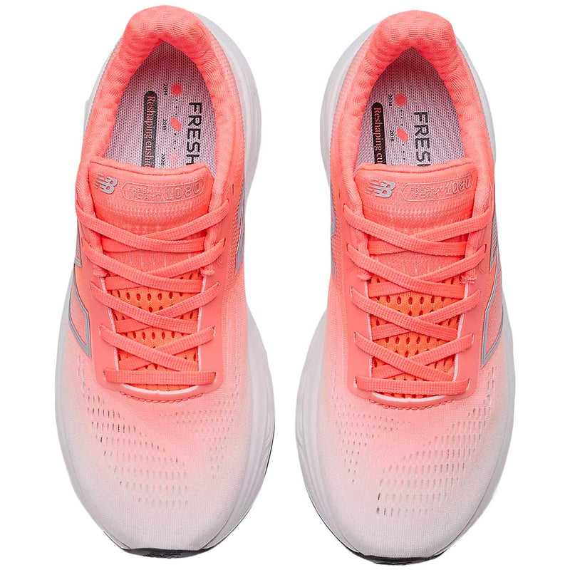 Tenis New Balance 1080 V14 Naranja Blanco Mujer