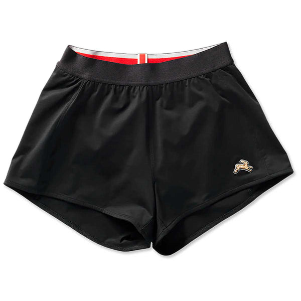 Short Deportivo Tracksmith Session Speed Shorts Black Mujer