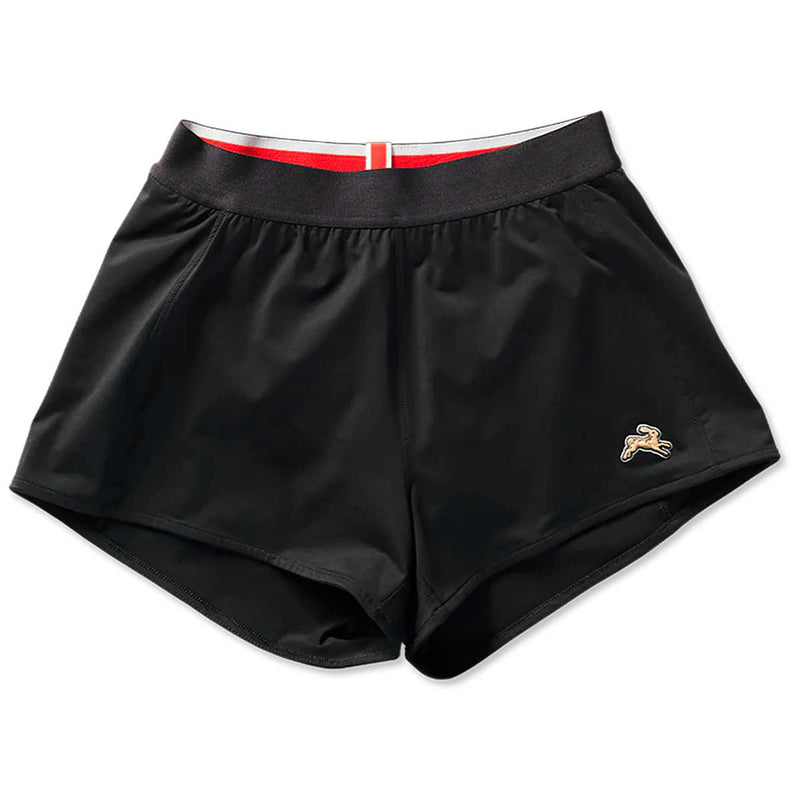 Short Deportivo Tracksmith Session Speed Shorts Black Mujer
