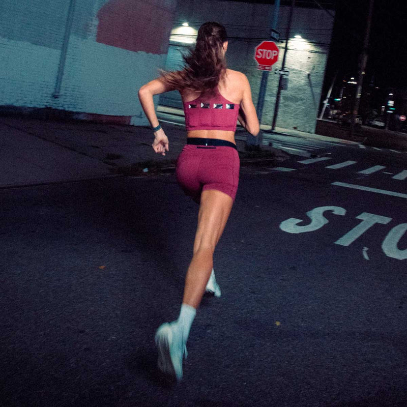 Short Deportivo Bandit Gridlock™ 5" Compression Berry Mujer
