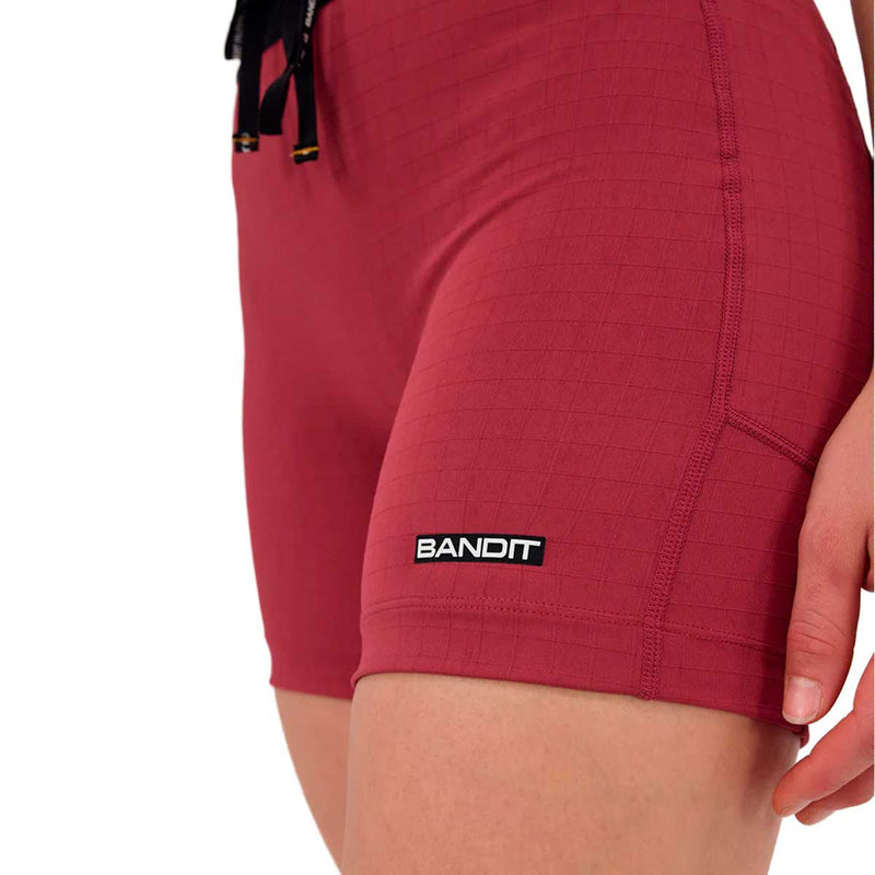Short Deportivo Bandit Gridlock™ 5" Compression Berry Mujer