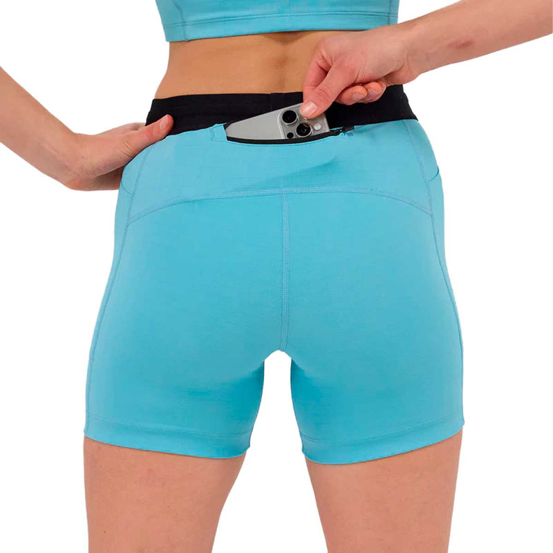 Short Deportivo Bandit Gridlock™ 5" Compression Vintage Blue Mujer