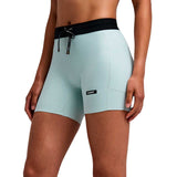 Short Bandit Striped Cadence™ 5" Compression Mist Lagoon Mujer