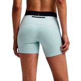 Short Bandit Striped Cadence™ 5" Compression Mist Lagoon Mujer