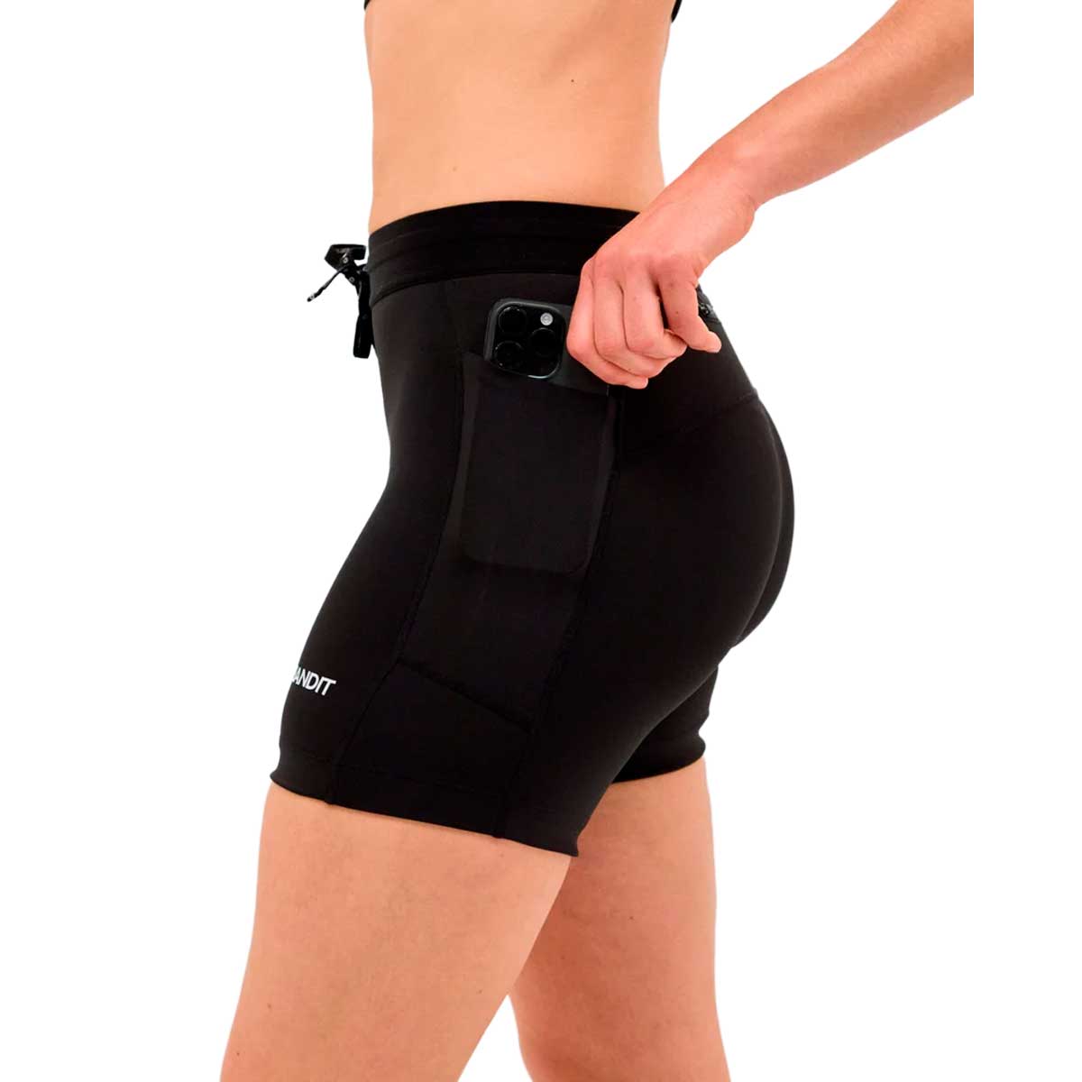 Short Deportivo Bandit 5" Compression Black Mujer