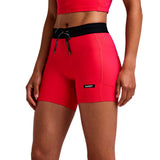 Short Bandit Striped Cadence™ 5" Compression Poppy Azalea Mujer