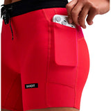 Short Bandit Striped Cadence™ 5" Compression Poppy Azalea Mujer