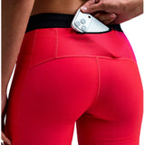 Short Bandit Striped Cadence™ 5" Compression Poppy Azalea Mujer