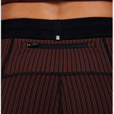Short Bandit Striped Cadence™ 5" Compression Cacao Mujer