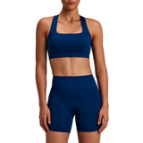 Short Bandit Stamina-V™ High Waist 5" Compression Ink Blue Mujer