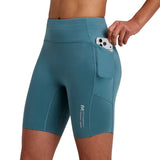 Short Bandit Stamina-V™ High Waist 7" Compression Tranquil Blue Mujer