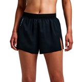 Short Bandit CoolGrid™ 3" Split Black Mujer