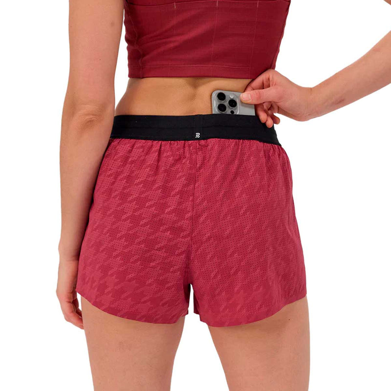 Short Deportivo Bandit Vento™ 3" Split Berry Mujer