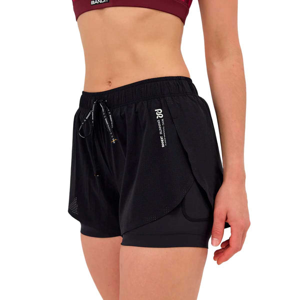 Short Deportivo Bandit Vento™ 4" 2-in-1 Black Mujer