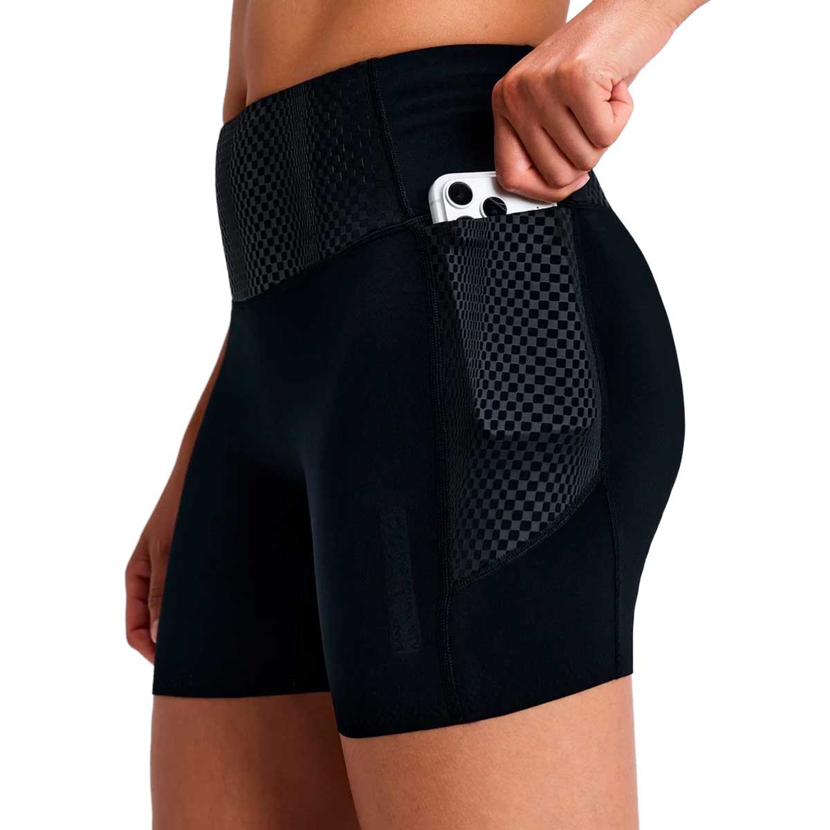 Short Bandit Stamina-V™ Threshold 5" High Waist Compression Black Mujer