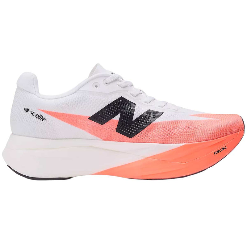 Tenis New Balance SUPER COMP ELITE v5 Blanco Naranja Mujer