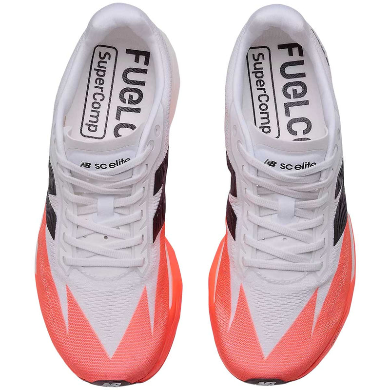 Tenis New Balance SUPER COMP ELITE v5 Blanco Naranja Mujer