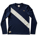 Playera Manga Larga Tracksmith Van Cortlandt Long Navy Mujer