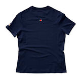 Playera Deportiva Tracksmith Session Tee Navy Mujer