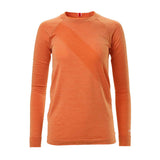 Playera Manga Larga Tracksmith Brighton Base Layer Coral Gold Mujer