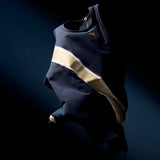 Playera Deportiva Tracksmith Strata Singlet Navy Dorado Mujer