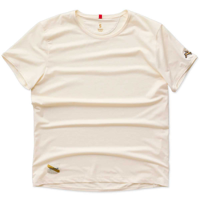 Playera Deportiva Tracksmith Twilight Tee Beige Mujer