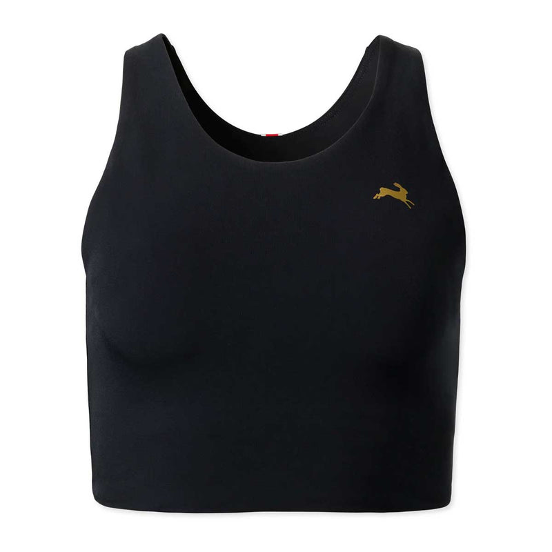 Crop Top Deportivo Tracksmith Turnover Black Mujer