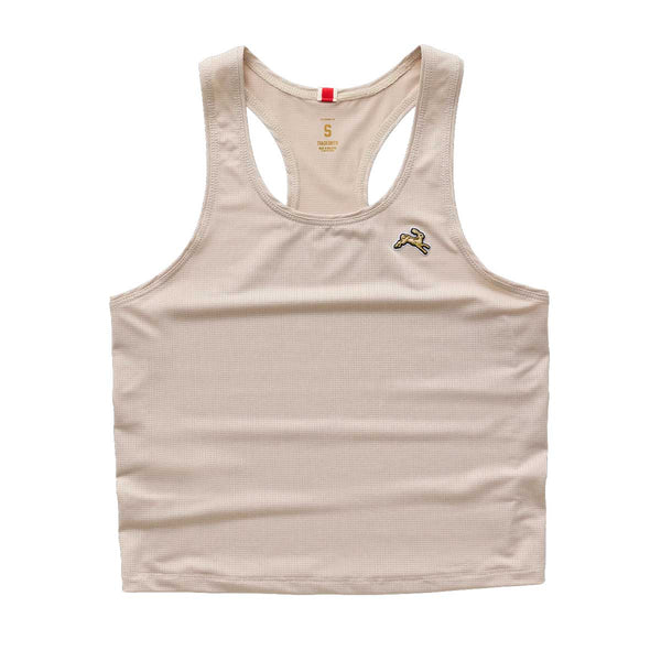 Crop Tank Deportiva Tracksmith Twilight Chateau Gray Mujer
