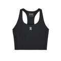 Race Crop Bandit Stamina™ Scoop Neck Black Mujer