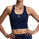 Race Crop Bandit Stamina™ Scoop Neck NY Navy Mujer