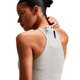 Race Crop Bandit Striped Cadence™ Zip Front Plaster Slate Mujer