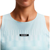 Race Singlet Bandit GeoMesh™ Lightweight Lagoon Mist Mujer