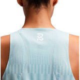 Race Singlet Bandit GeoMesh™ Lightweight Lagoon Mist Mujer