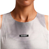 Race Singlet Bandit GeoMesh™ Lightweight Slate Plaster Mujer