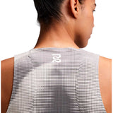 Race Singlet Bandit GeoMesh™ Lightweight Slate Plaster Mujer