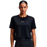 Playera Bandit Micromesh Cropped Black Mujer