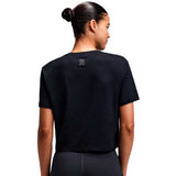 Playera Bandit Micromesh Cropped Black Mujer