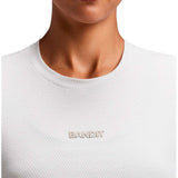 Playera Bandit Micromesh Cropped Plaster Mujer