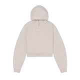 Hoodie Bandit Stitch Logo Cropped Ash Mujer