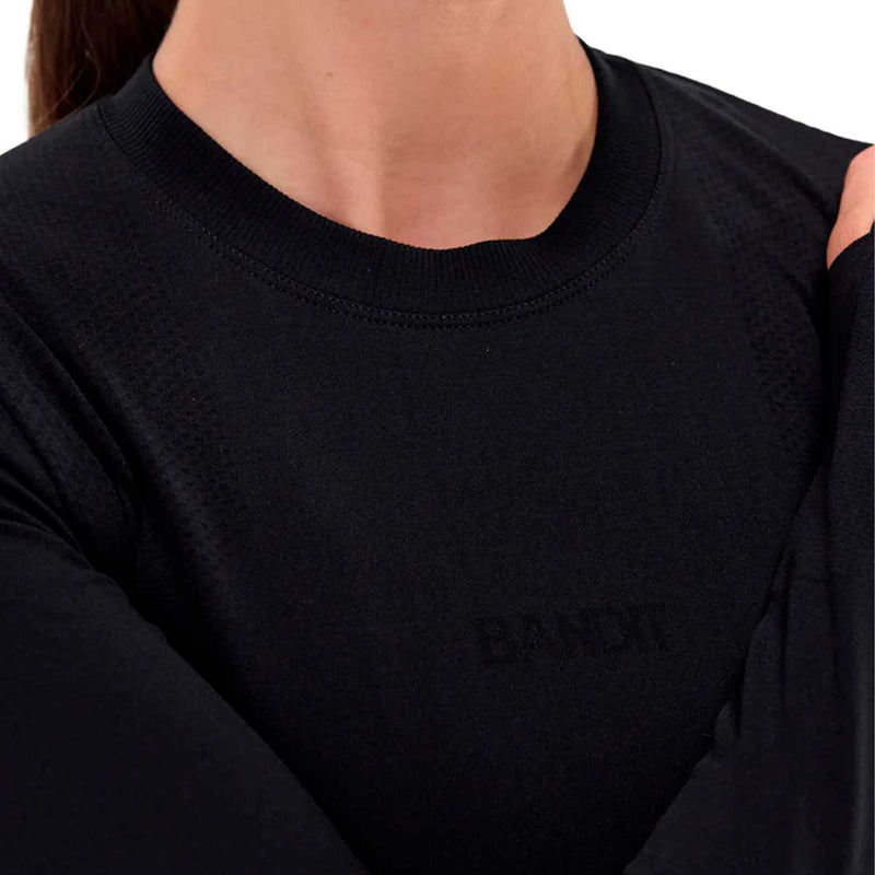 Manga Larga Bandit Mercury Seamless™ Long Sleeve Black Mujer