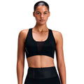 Run Bra Bandit Stamina-V™ GeoMesh™ V-Neck Black Mujer