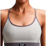 Run Bra Bandit Striped Cadence™ Strappy Plaster Mujer