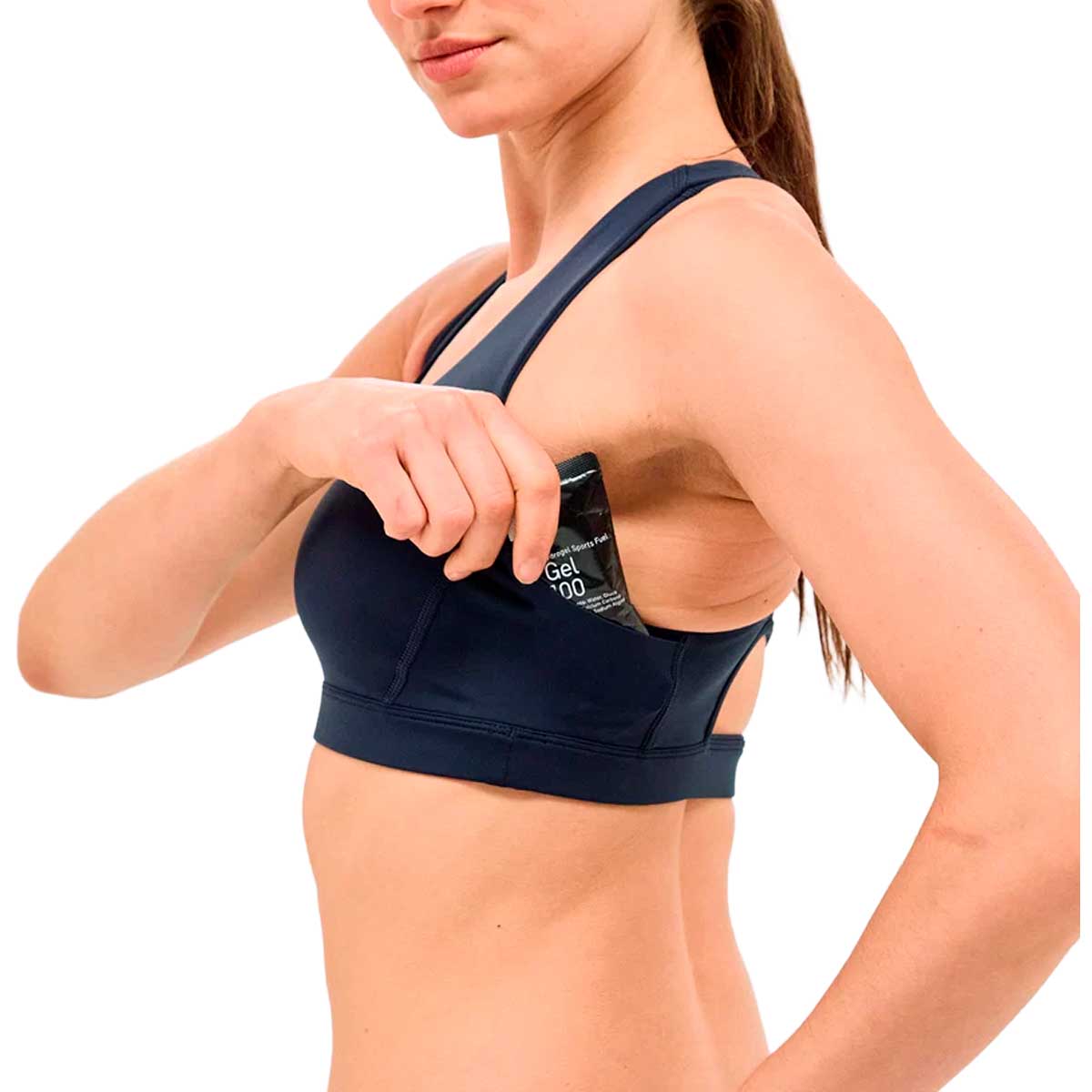Run Bra Bandit Stamina™ Scoop Neck NY Navy Mujer