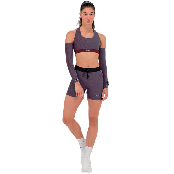 Top Deportivo Bandit Striped Cadence a Rayas Fig Mujer